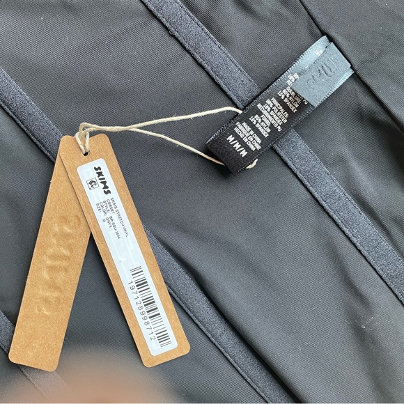 SKIMS stretch vinyl corset MED NWT - Picture 3 of 4